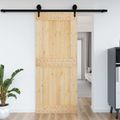 vidaXL Dvere NARVIK 95 x 210 cm Masívne borovicové drevo (neupravené)