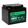 AGM12V50AH-H Green Cell AGM VRLA 12V 50Ah bezúdržbová batéria pre UPS, váhy a karavany (197×166×170