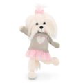 Lucky Doggy Plyšový psík Maltézska fenka - Mimi Pink Heart