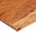 vidaXL Nástenná polica 110x30x2,5cm obdĺžnik masívna akácia živá hrana