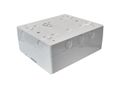 Rozvádzač SRn-8/B (N+PE) IP40 plastový 1x8 stenný / biely dvere