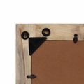 vidaXL Zrkadlo do kúpeľne 50x70x2,5 cm masívny mangovník a sklo