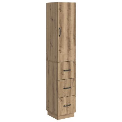 vidaXL Sada skríň 2 pcs Dub artisan 33 x 34,5 x 87 cm Kompozitné drevo