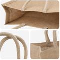 vidaXL Jutové tašky 10 Prírodná 42 x 33 x 19 cm 100% Tossa juta