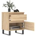 vidaXL Nočné stolíky 2 ks dub sonoma 40x35x50 cm kompozitné drevo