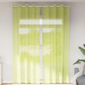vidaXL Voálové závesy s priechodkami 2 ks Apple Green 140x260 cm