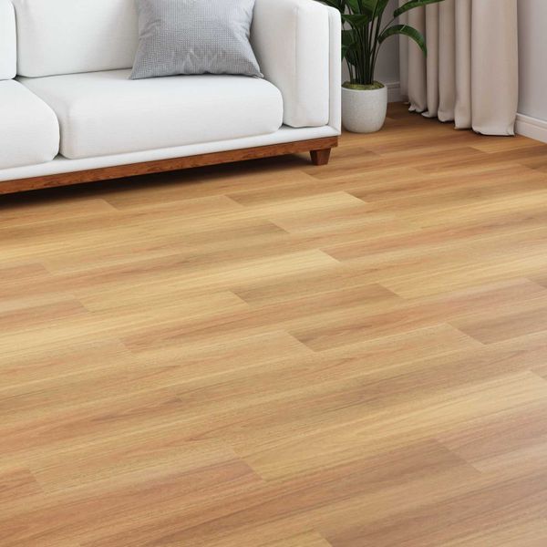 vidaXL Laminátová podlaha 15 pcs Tmavý orech 101 x 20 x 0,8 cm