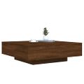 vidaXL Konferenčný stolík hnedý dub 100x100x31 cm kompozitné drevo