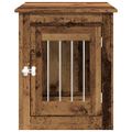 vidaXL Nábytok do prepravky pre psa Old Wood 55x75x65 cm