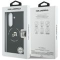Karl Lagerfeld Karl&Choupette Logo MagSafe puzdro pre Samsung Galaxy Z Fold7 čierne
