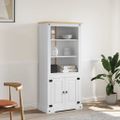 vidaXL Skrinka biela 80x40x170 cm mexická borovica Corona Range