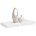 vidaXL Plávajúca nástenná polica, biela 50x23,5x3,8 cm, MDF