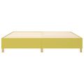 vidaXL Posteľný rám s boxspringom zelená 200x200 cm látka