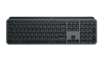 Logitech klávesnica MX Keys S/ bezdrôtová/ Bluetooth/ USB-C/ US layout/ grafitová Klávesnica, bezdrôtová, Bluetooth, 2,4GHz, US layout, podsvietená, USB-C nabíjanie, grafitová