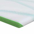 vidaXL Matracová podložka Biela a zelená 70 x 200 cm Jacquardová látka