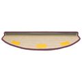 vidaXL Samolepiace schodové rohože 15 ks 80 x 24,5 x 3,5 cm