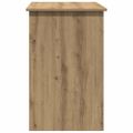 vidaXL Stôl dub artisan 100x50x76 cm kompozitné drevo