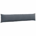 vidaXL Vankúše na pohovku 2 pcs Tmavo šedá 200 x 40 cm