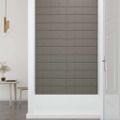 vidaXL Nástenné panely 12 ks bledosivé 60x15 cm zamat 1,08 m²