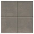 vidaXL Nástenné panely 12 ks bledosivé 30x30 cm zamatové 1,08 m²