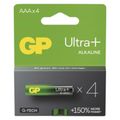Batéria GP Ultra Plus Alkaline LR03 (AAA) 4 kusy