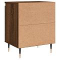 vidaXL Nočné skrinky 2 ks hnedý dub 40x30x50 cm kompozitné drevo