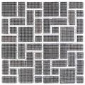 vidaXL Mozaikové dlaždice Sivá 30 x 30 cm Mramor