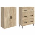 vidaXL Sada skríň 2 ks 66 x 34,5 x 90 cm Kompozitné drevo Dub sonoma