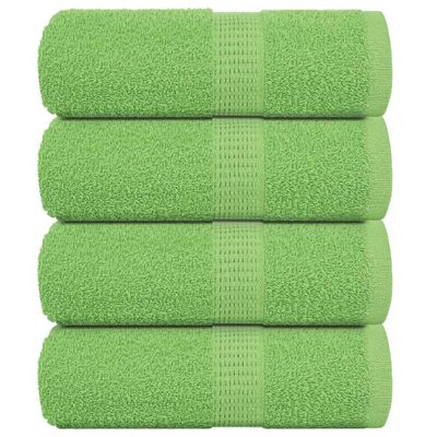vidaXL Uteráky pre hostí FROGN 4 ks jablkovo zelené 30x50 cm 360 g/m²