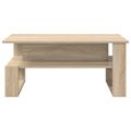 vidaXL Konferenčný stolík Sonoma dub 90 x 50 x 40 cm Kompozitné drevo