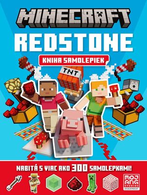 Minecraft Redstone Kniha samolepiek