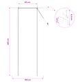 vidaXL Roleta Prírodná 100 x 220 cm Bambus