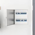 vidaXL Access Panel Biela 43 x 43 x 3 cm Oceľ