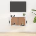 vidaXL Nástenná TV skrinka biela 80x34,5x40 cm