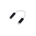 Prispôsobovací adaptér audio jack 3,5 mm – Lightning čierny