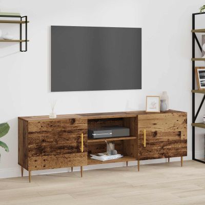 vidaXL TV skrinka Staré drevo 150 x 30 x 50 cm Kompozitné drevo