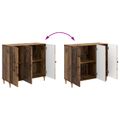 vidaXL Servírovacia skriňa Staré drevo 89 x 34,5 x 80 cm