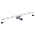 vidaXL 360° sprchový odtok so štíhlym modelom Strieborná 80 cm