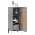 vidaXL Komoda sivý dub sonoma 34,5x34x90 cm spracované drevo