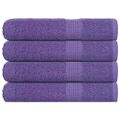 vidaXL Saunové osušky FROGN 4 ks fialové 80x200 cm 360 g/m²