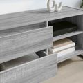 vidaXL TV skrinka 100 x 36 x 49,5 cm Sivý Sonoma Kompozitné drevo