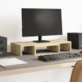 vidaXL Stojan na monitor dub sonoma 60x24x10,5 cm kompozitné drevo