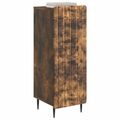 vidaXL Servírovacia skriňa Dymový dub 34,5 x 33 x 92 cm