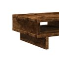 vidaXL Stojan na monitor dymový dub 50x27x15 cm kompozitné drevo