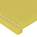 vidaXL Čelo postele s LED zelené 160x5x118/128 cm látka