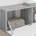 vidaXL TV nástenná skriňa Nástenný Sivý Sonoma 98 x 31 x 29,5 cm