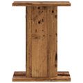 vidaXL Stojany na rastliny 2 ks staré drevo 30x30x40 cm kompoz. drevo