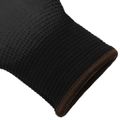 vidaXL Pracovné rukavice 24 ks Čierna 8 / m Polyester