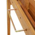 vidaXL Balkónový barový stôl 90x37x122,5 cm akáciový masív