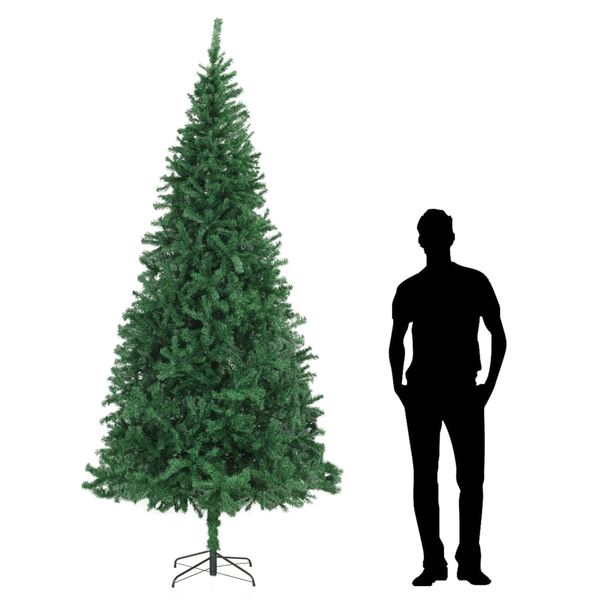 vidaXL Umelý vianočný stromček 300 cm, zelený